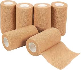 img 4 attached to Adhesive Bandage Cohesive Yards 6 Pack