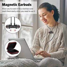 img 2 attached to 🎧 COOYA USB C Headphone - Magnetic Wired Earbuds with Microphone for iPad Pro, Samsung Galaxy S21 Ultra, S20 FE, Note 10, Pixel 5, 4a, 3a, 4 XL, Oneplus 9, 8, 8T - Noise Canceling In-Ear Headset