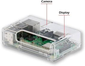 img 1 attached to 🔥 Премиум прозрачный корпус Raspberry Pi 3 B+ с теплоотводом - идеальный доступ ко всем портам от iUniker