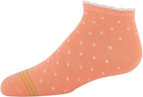 img 2 attached to 8 Pairs of Gold Toe Girls Everyday Scallop Top Mid Crew Socks - Ultimate Value Pack