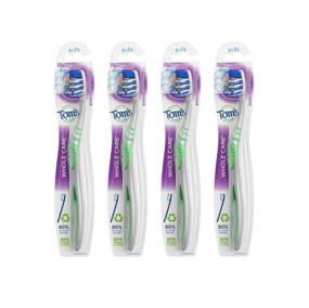 img 4 attached to Toms Maine Toothbrushes Toothbrush 4 Count