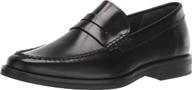 👞 classic black men's sperry exeter penny loafer: timeless style & durability logo