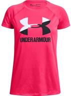 👚 stylish and comfortable girls' purple sleeve solid clothing by under armour logo