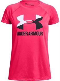 img 3 attached to 👚 Stylish and Comfortable Girls' Purple Sleeve Solid Clothing by Under Armour