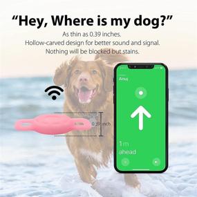 img 2 attached to 🐱 3-Pack AirTag Cat Collar Holder: Secure Apple AirTag Protection for Pets, Silicone Case for Puppy Collars, Anti-Lost Holder with Screen Protectors