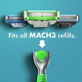 img 1 attached to 🪒 20 Count Gillette Mach3 Sensitive Men's Razor Blade Refills - Specially Designed for Sensitive Skin