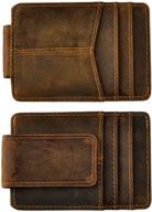 leaokuu wallet genuine leather cowhide men's accessories for wallets, card cases & money organizers logo