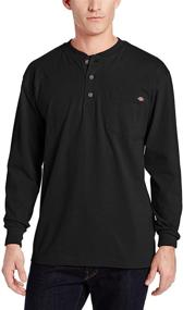 img 2 attached to Dickies Sleeve Heavyweight Henley Hunter: The Premium Men's Clothing You Need