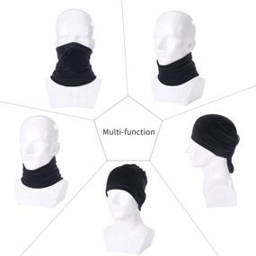 img 2 attached to ❄️ Warm and Cozy: BINMEFVN Polar Fleece Neck Warmer - The Perfect Women's Accessory for Cold Winter Days