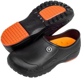 img 4 attached to 👞 YUNG Safety Work Clogs - Men's Slip Resistant Shoes