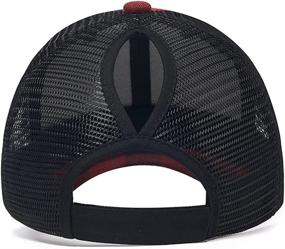 img 2 attached to CNUSER Trucker Fashion Adjustable Baseball Sports & Fitness for Team Sports