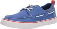 sperry men's bahama 3 eye textile: 👞 a stylish and comfortable footwear choice for men logo