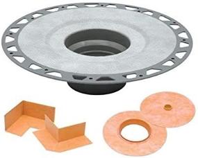 img 3 attached to Schluter Kerdi Drain Flange Kit KD2FLKPVC