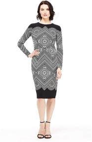 img 3 attached to 👗 Maggy London Women's Sleeve Sheath Dress – Women's Fashion Apparel