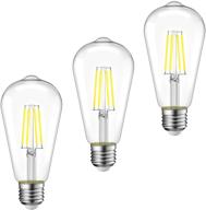 💡 vintage edison led bulb: industrial electrical with dimmable feature logo