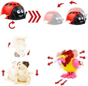 img 3 attached to 🎁 24 Pack Assorted Mini Wind-Up Toys for Kids Party Favors - Birthday Goody Bag Fillers, Preschool Toys for Boys & Girls, Perfect Children's Gifts, Pinata Filler, Carnival Prizes, Classroom Rewards