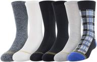 gold toe boys crew socks, 6-pack - the ultimate sock set logo