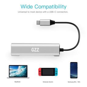 img 2 attached to 💻 USB Type C to HDMI Multiport Hub Adapter - Nintendo Switch, Samsung DEX, MacBook Pro, USB3.1 with 4K HDMI, PD Charging, USB3.0, USB2.0, Portable Dock - Aluminium