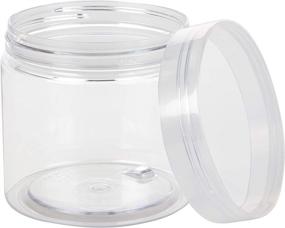 img 3 attached to 🔲 Set of 12 Clear Slime Storage Containers - 6 oz Plastic Jars and Lids for Slime Kit Creations and Supplies - Airtight and BPA Free Containers - Ideal for Storing Theraputty