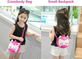 img 1 attached to 🎒 Qiuhome Crossbody Toddler Leather Backpack for Optimal SEO