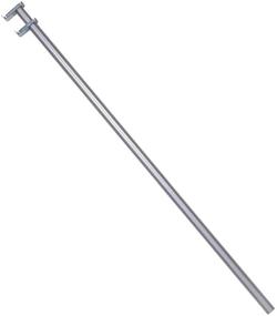 img 2 attached to 🪠 Hillman 852653 Zinc-Plated Adjustable Closet Rod - 48" to 72" Long with 1" Diameter: Versatile and Sturdy Organizer Solution