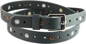 img 2 attached to Leather Floral Handmade Fashion Durable Women's Accessories for Belts