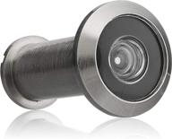 ks hardware door viewer: ultra wide view security peep hole for 2 inch thick doors in satin nickel finish логотип