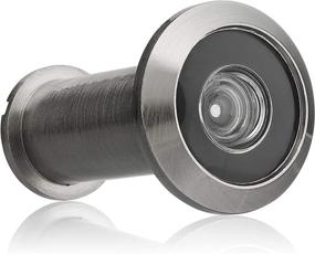 img 1 attached to KS Hardware Door Viewer: Ultra Wide View Security Peep Hole for 2 Inch Thick Doors in Satin Nickel Finish