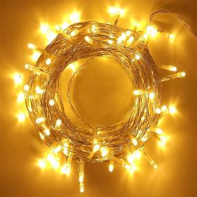 img 3 attached to 🔌 200 Count LED Christmas Lights (8 Modes), 75.1 ft Warm White String Lights - Ideal for Indoor/Outdoor Holiday Decorations