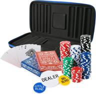 🎰 westop sports 300 poker chips set - complete casino night poker gift with case - 300 tokens, 2 decks, 3 buttons, portable party games логотип