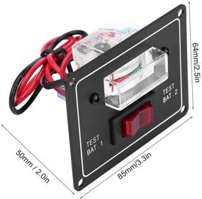 img 3 attached to Aramox Voltmeter Battery Switch Caravan