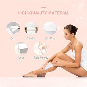 img 1 attached to 🌟 CharMyth Wax Strips: Effective Hair Removal for Women and Men - 100 PCS Disposable Non-Woven Strips