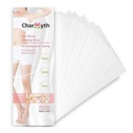 🌟 charmyth wax strips: effective hair removal for women and men - 100 pcs disposable non-woven strips logo