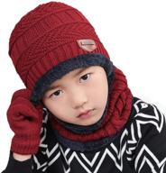 danmy beanie scarves: stylish toddler children boys' hats & caps accessories logo