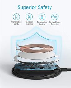 img 1 attached to 🔌 Anker Magnetic Wireless Charger for iPhone 12/12 Pro/12 Pro Max/12 Mini - 5ft USB-C Cable, PowerWave Magnetic Pad Slim w/ Detachable USB-A Connector (No AC Adapter)