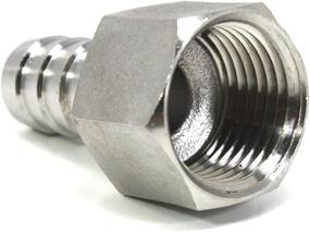 img 1 attached to 🔩 Stainless Steel Female Fitting for Brewing by Concord