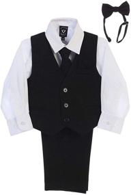 img 3 attached to 👶 Little Gents: Boys Easter Outfit, Formal Dresswear Set & Ring Bearer Attire