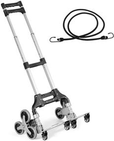 img 4 attached to Goplus Climbing Transportation Adjustable Telescoping