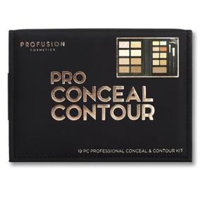 img 1 attached to 💄 Profusion Cosmetics Trendsetter Collection Pro Conceal & Contour Kit: Flawless Definition Guaranteed