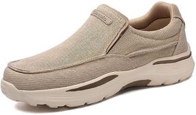 img 4 attached to 👟 SNEKARMIN Men's Slip-On Loafers: Comfortable Walking Shoes and Sneakers in Loafers & Slip-Ons