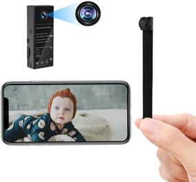 img 4 attached to 📷 Enhanced Mini Spy Hidden Cameras with Dual HD Lenses, WiFi Connectivity, and Motion Detection for Ultimate Home Security - Portable, Wireless, and Night Vision Included!