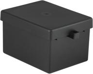 curt 52030: lockable breakaway battery case, 5-inch x 3-1/4-inch x 3-7/8-inch, black logo