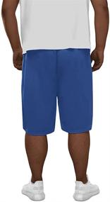 img 1 attached to 🏀 Idtswch Big & Tall Men's Basketball Shorts: Lightweight Dry-Fit Training Shorts with Zipper Pockets (XL-6X)