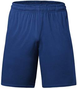 img 3 attached to 🏀 Idtswch Big & Tall Men's Basketball Shorts: Lightweight Dry-Fit Training Shorts with Zipper Pockets (XL-6X)