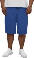 🏀 idtswch big & tall men's basketball shorts: lightweight dry-fit training shorts with zipper pockets (xl-6x) logo