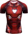 fashion graphic superhero compression workouts boys' clothing in tops, tees & shirts logo