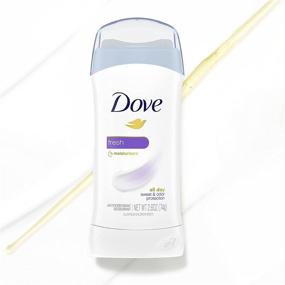 img 2 attached to 🚿 Dove Invisible Solid Antiperspirant Deodorant Stick for Women, Fresh Scent, Offers Long-lasting Underarm Sweat & Odor Control - 2.6 oz