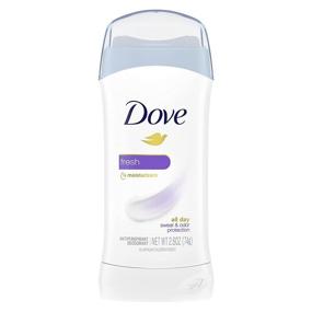 img 4 attached to 🚿 Dove Invisible Solid Antiperspirant Deodorant Stick for Women, Fresh Scent, Offers Long-lasting Underarm Sweat & Odor Control - 2.6 oz