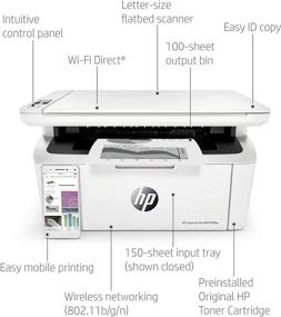 img 1 attached to Renewed HP Laserjet Pro M28w Wireless Printer with Copy & Scan Smart App Capability - W2G55A