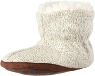 🌰 a cozy delight: acorn kids easy bootie ragg slipper for unmatched comfort logo